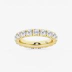 GWA025 - product video for 3 ctw Round Lab Grown Diamond Eternity Band - 4mm Width
