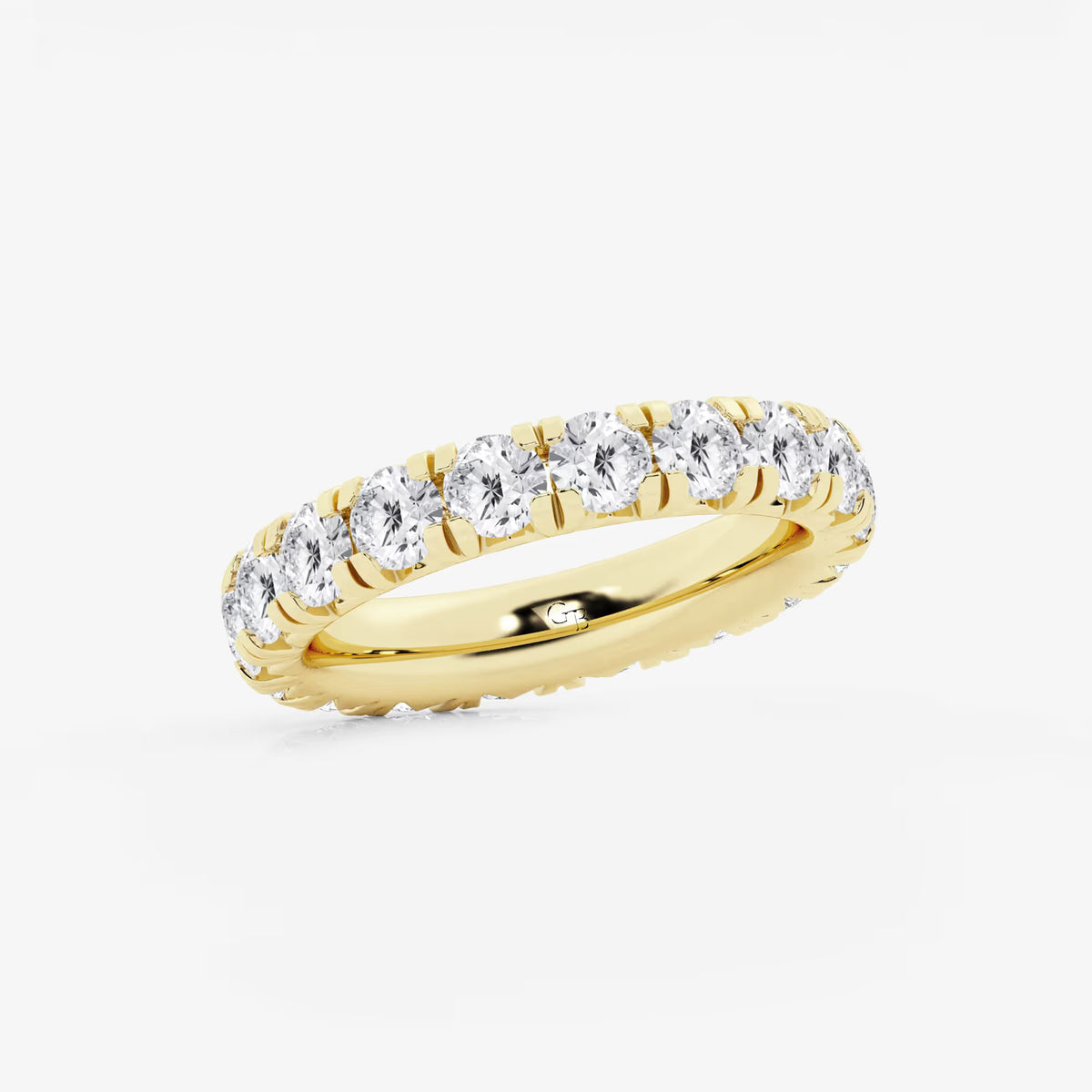 GWA025 - Additional Image 1 for  3 ctw Round Lab Grown Diamond Eternity Band - 4mm Width