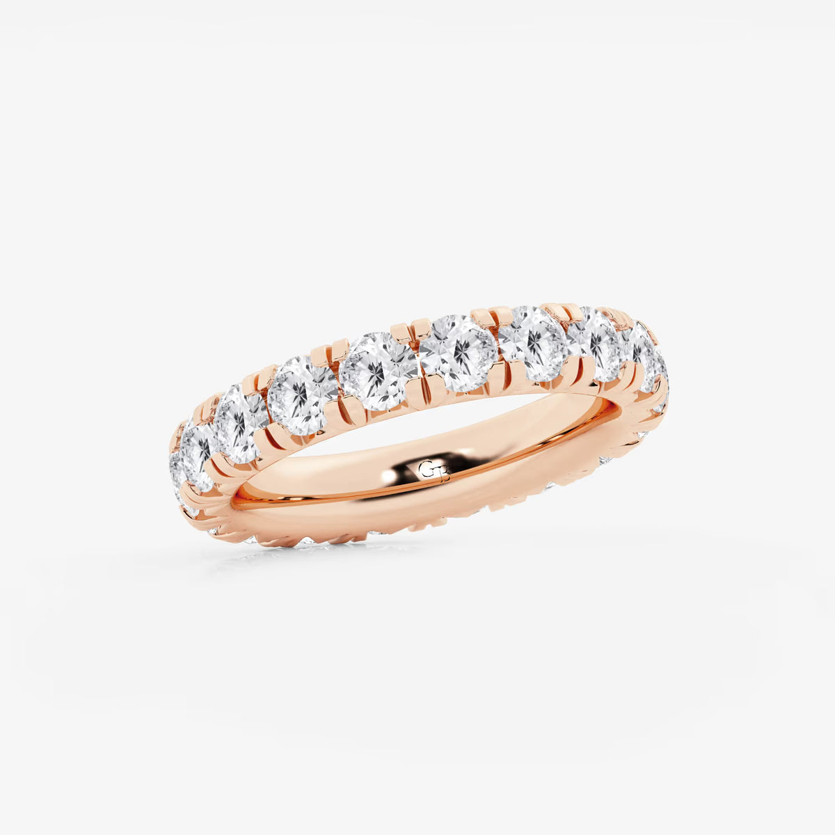 GWA025 - Additional Image 1 for  3 ctw Round Lab Grown Diamond Eternity Band - 4mm Width