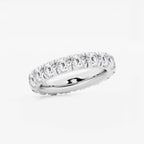 GWA025 - Additional Image 1 for  4 ctw Round Lab Grown Diamond Eternity Band - 4mm Width