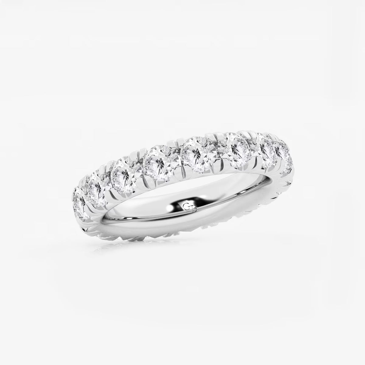 GWA025 - Additional Image 1 for  4 ctw Round Lab Grown Diamond Eternity Band - 4mm Width