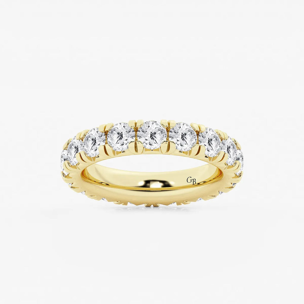 GWA025 - product video for 4 ctw Round Lab Grown Diamond Eternity Band - 4mm Width