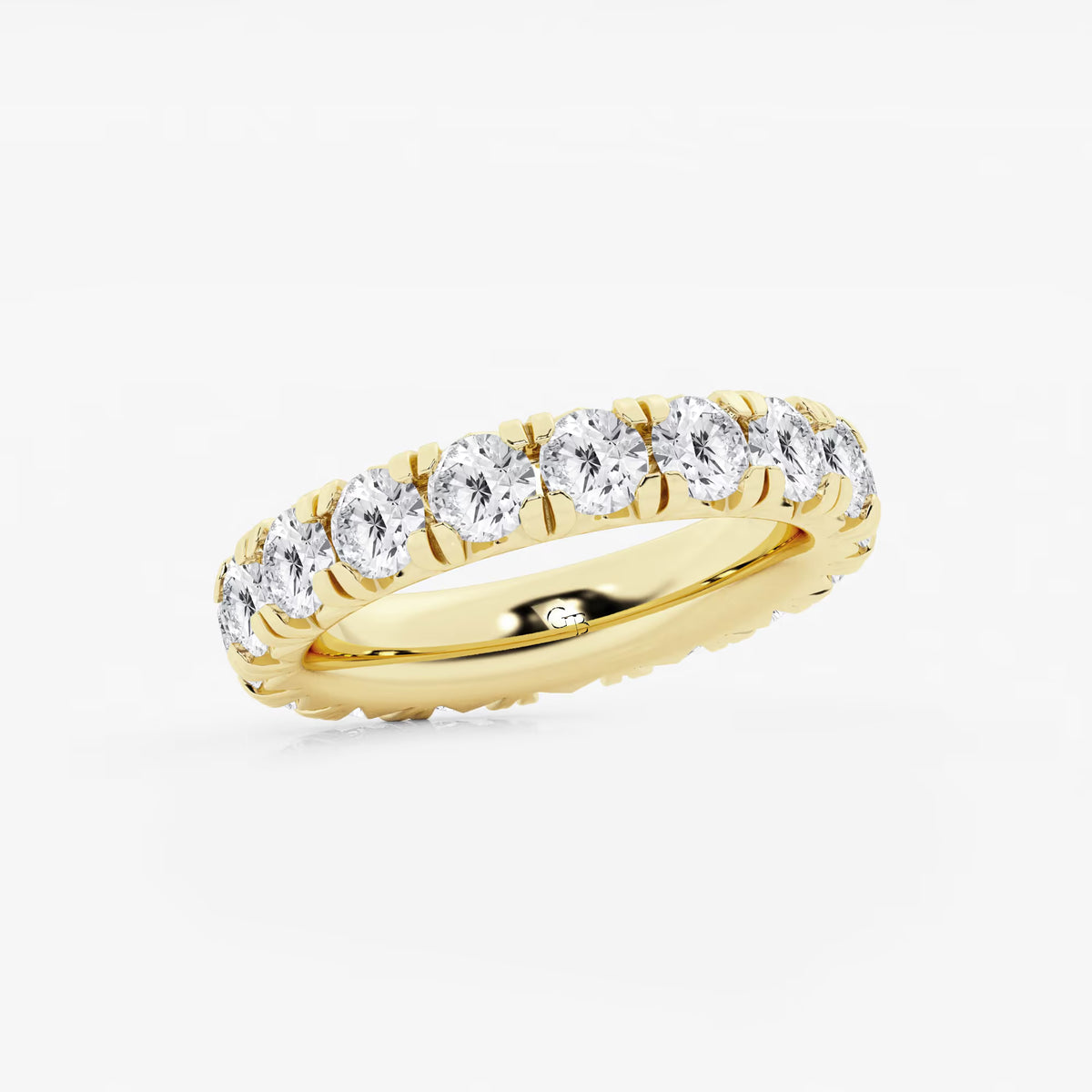 GWA025 - Additional Image 1 for  4 ctw Round Lab Grown Diamond Eternity Band - 4mm Width