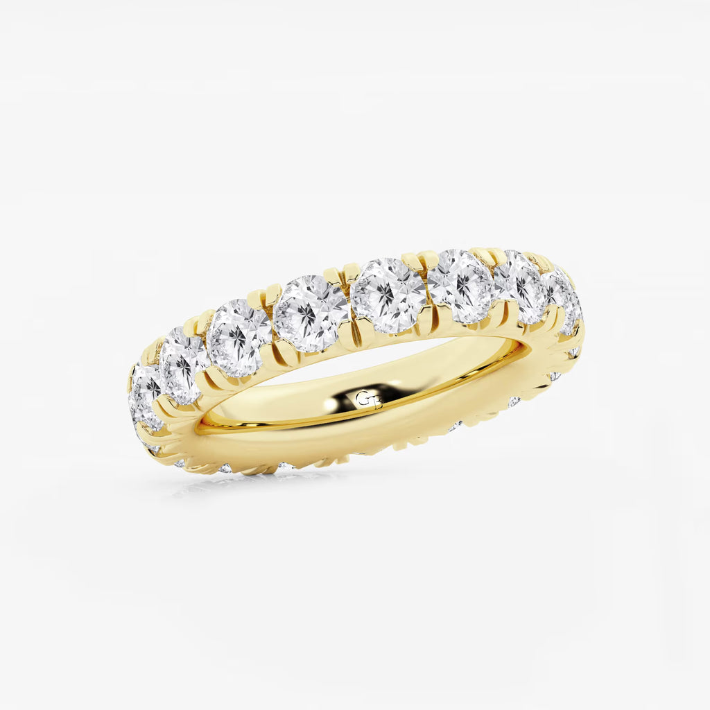 GWA025 - Additional Image 1 for  5 ctw Round Lab Grown Diamond Eternity Band - 4.4mm Width