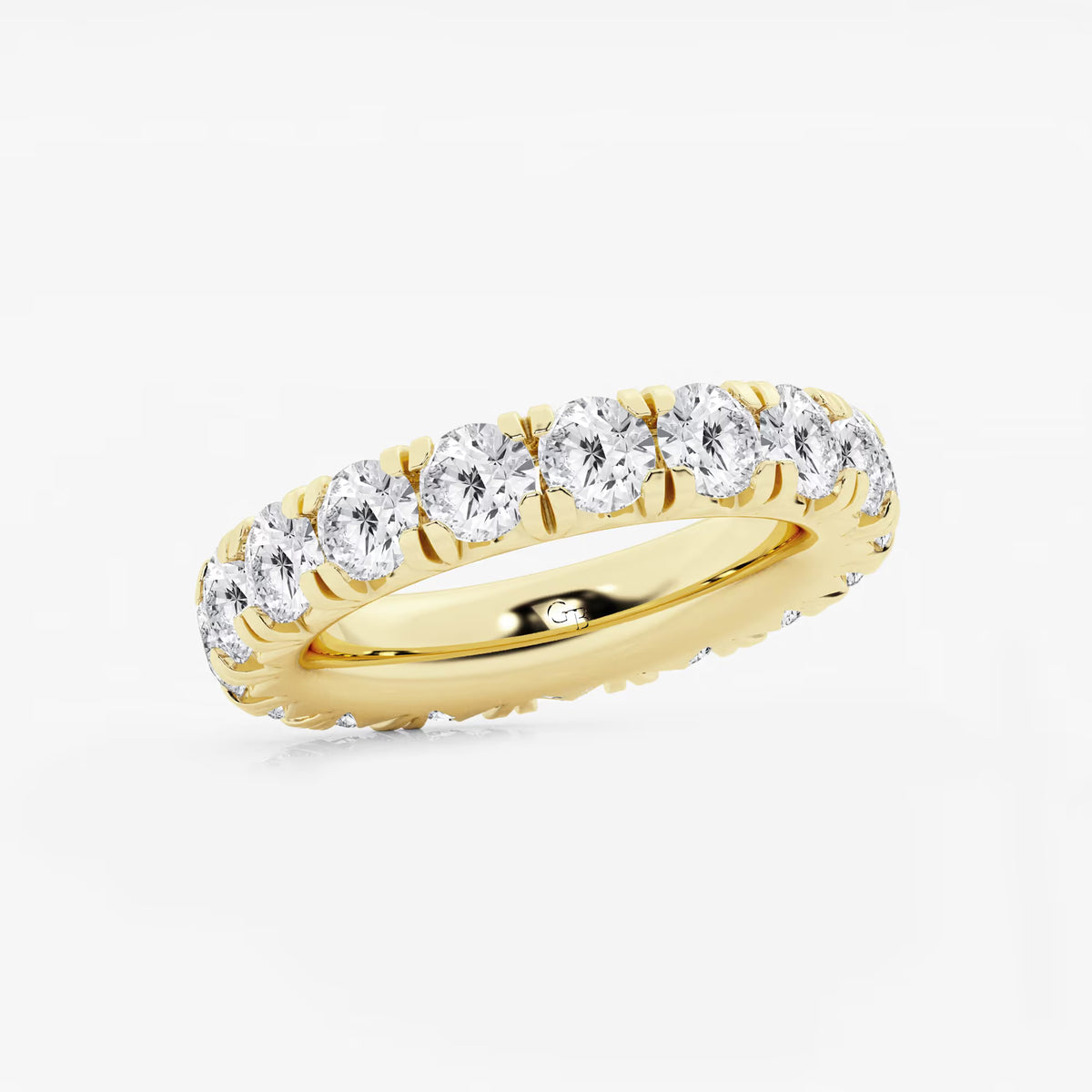 GWA025 - Additional Image 1 for  5 ctw Round Lab Grown Diamond Eternity Band - 4.4mm Width