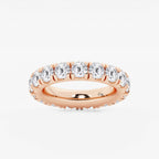 GWA025 - 5 ctw Round Lab Grown Diamond Eternity Band - 4.4mm Width
