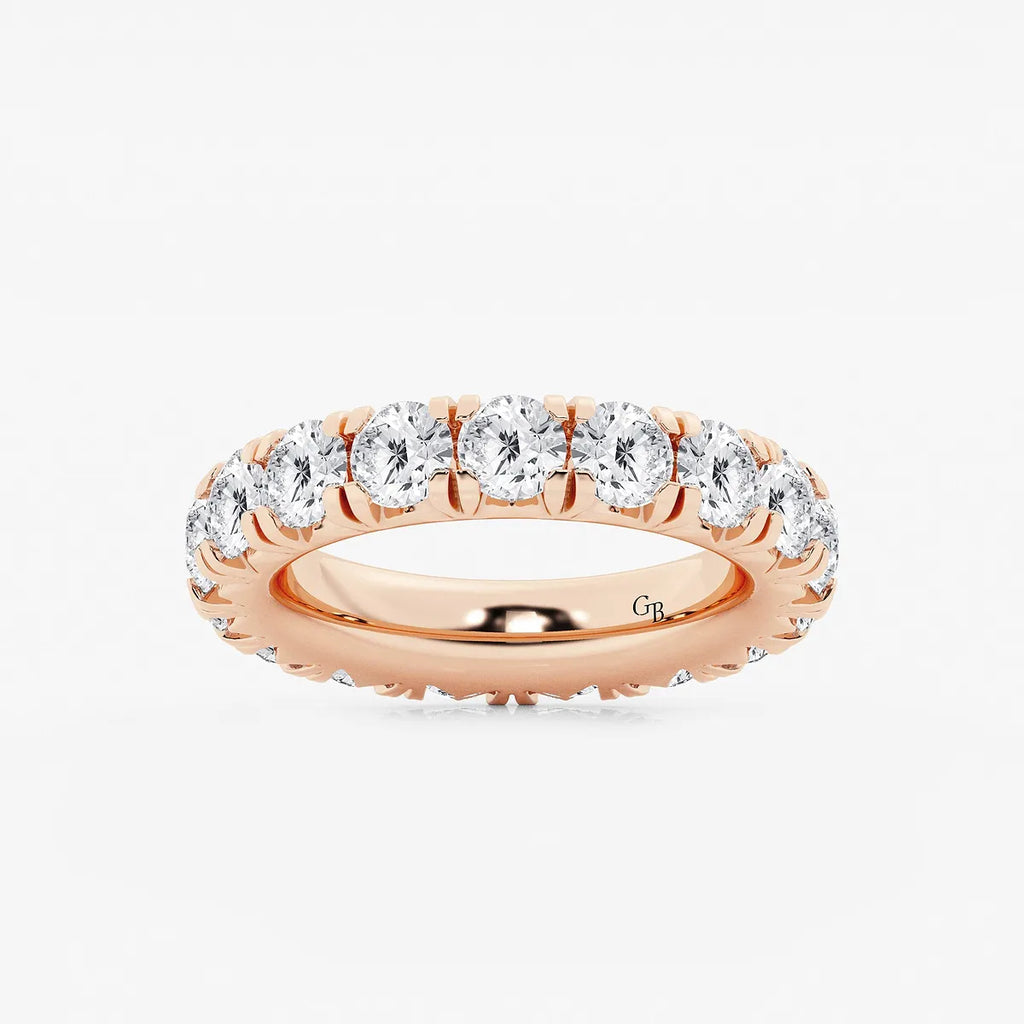 GWA025 - product video for 5 ctw Round Lab Grown Diamond Eternity Band - 4.4mm Width
