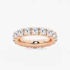 GWA025 - product video for 5 ctw Round Lab Grown Diamond Eternity Band - 4.4mm Width