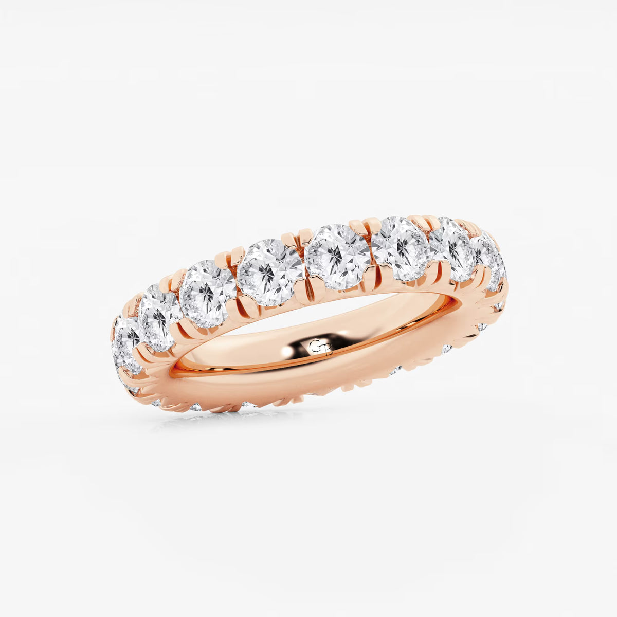 GWA025 - Additional Image 1 for  5 ctw Round Lab Grown Diamond Eternity Band - 4.4mm Width