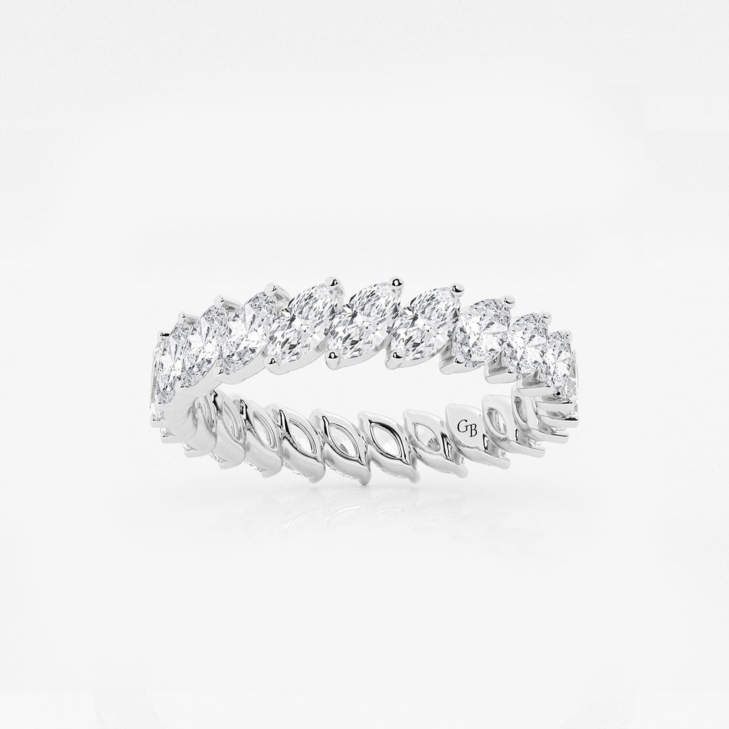 GWA026 - product video for 2 ctw Marquise Lab Grown Diamond Eternity Band - 4.2mm Width