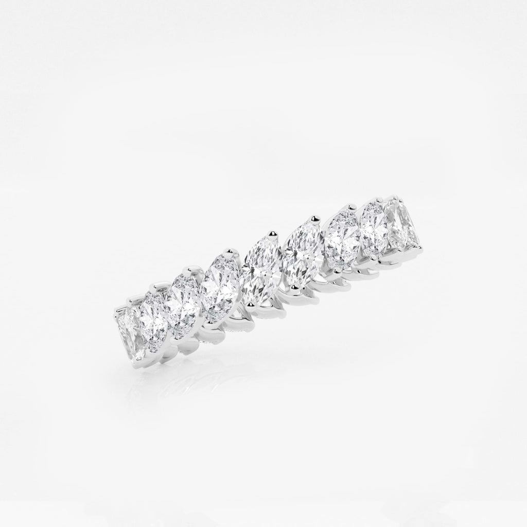 GWA026 - Additional Image 1 for  2 ctw Marquise Lab Grown Diamond Eternity Band - 4.2mm Width