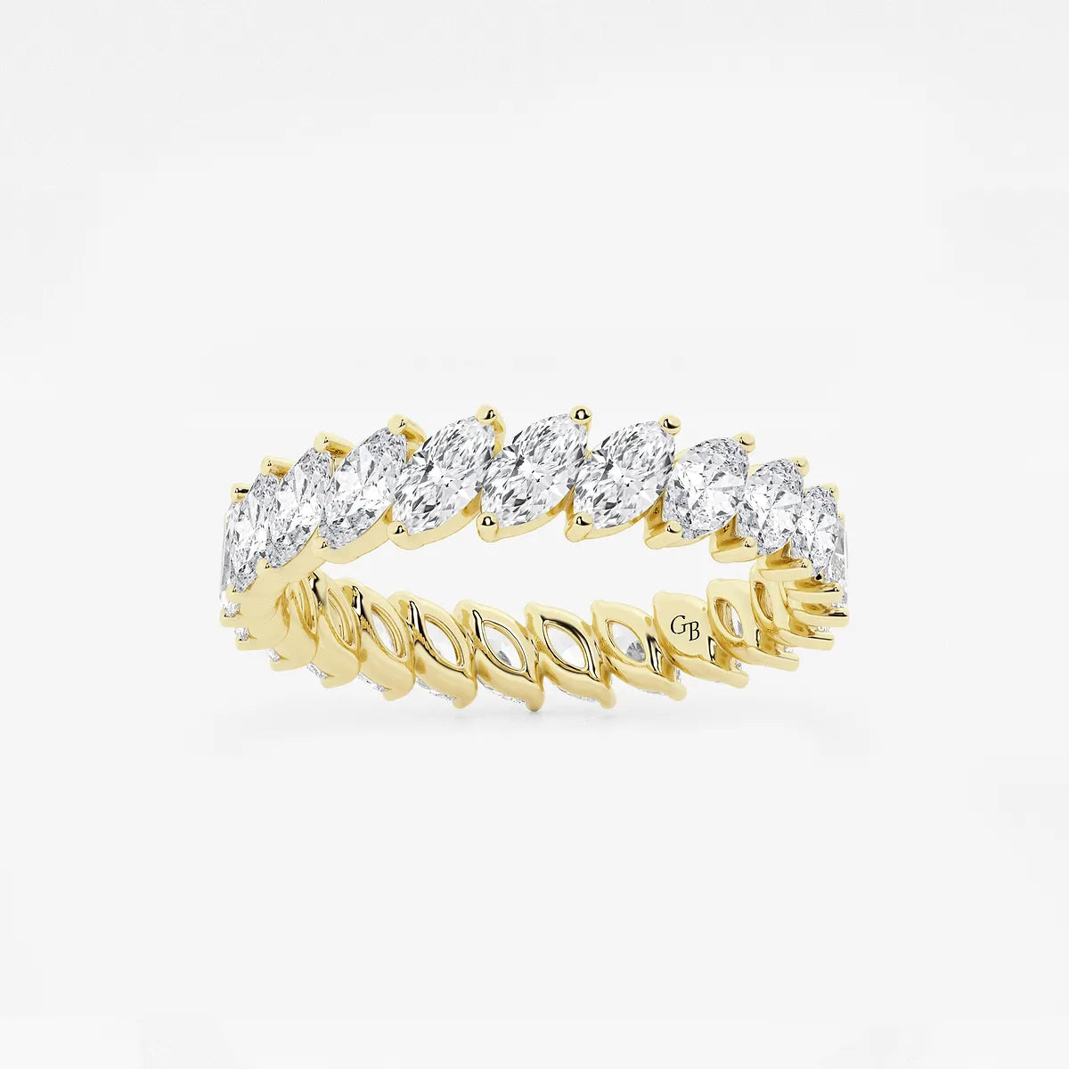 GWA026 - product video for 2 ctw Marquise Lab Grown Diamond Eternity Band - 4.2mm Width
