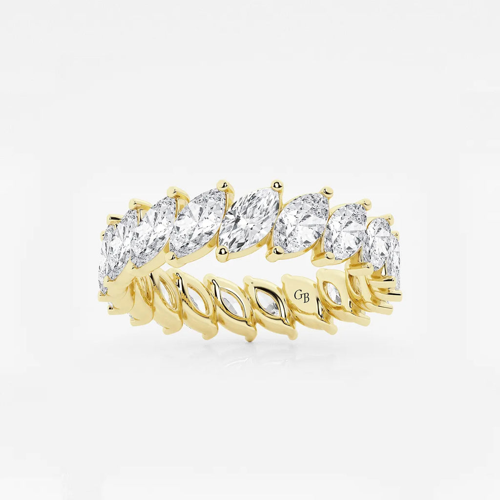 GWA026 - product video for 3 ctw Marquise Lab Grown Diamond Eternity Band - 4.9mm Width