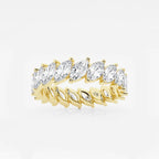 GWA026 - product video for 3 ctw Marquise Lab Grown Diamond Eternity Band - 4.9mm Width