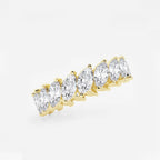 GWA026 - Additional Image 1 for  3 ctw Marquise Lab Grown Diamond Eternity Band - 4.9mm Width