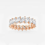 GWA026 - product video for 3 ctw Marquise Lab Grown Diamond Eternity Band - 4.9mm Width