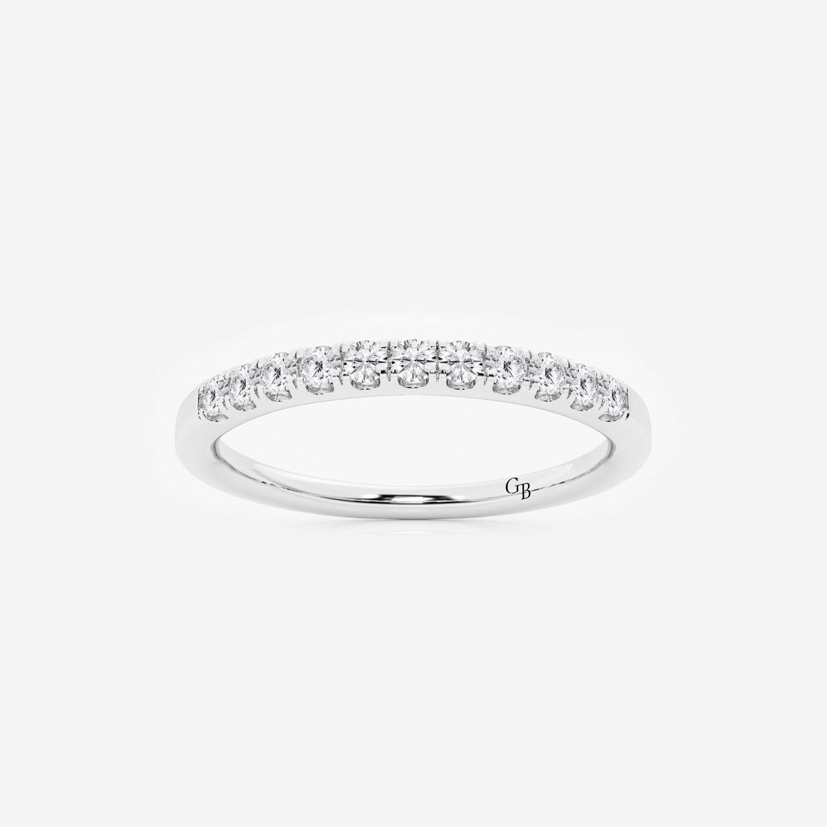 GWA027 - 1/4 ctw Round Lab Grown Diamond Eleven-Stone Wedding Band