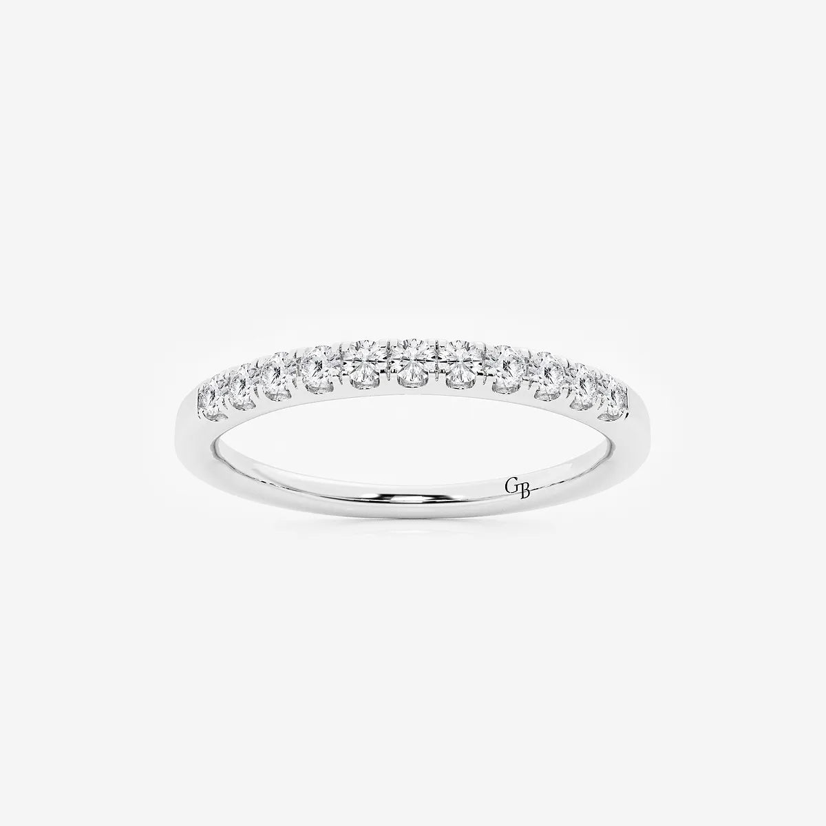 GWA027 - product video for 1/4 ctw Round Lab Grown Diamond Eleven-Stone Wedding Band