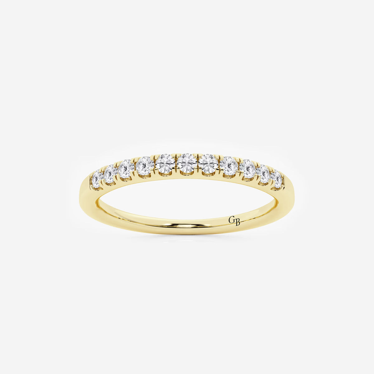 GWA027 - 1/4 ctw Round Lab Grown Diamond Eleven-Stone Wedding Band