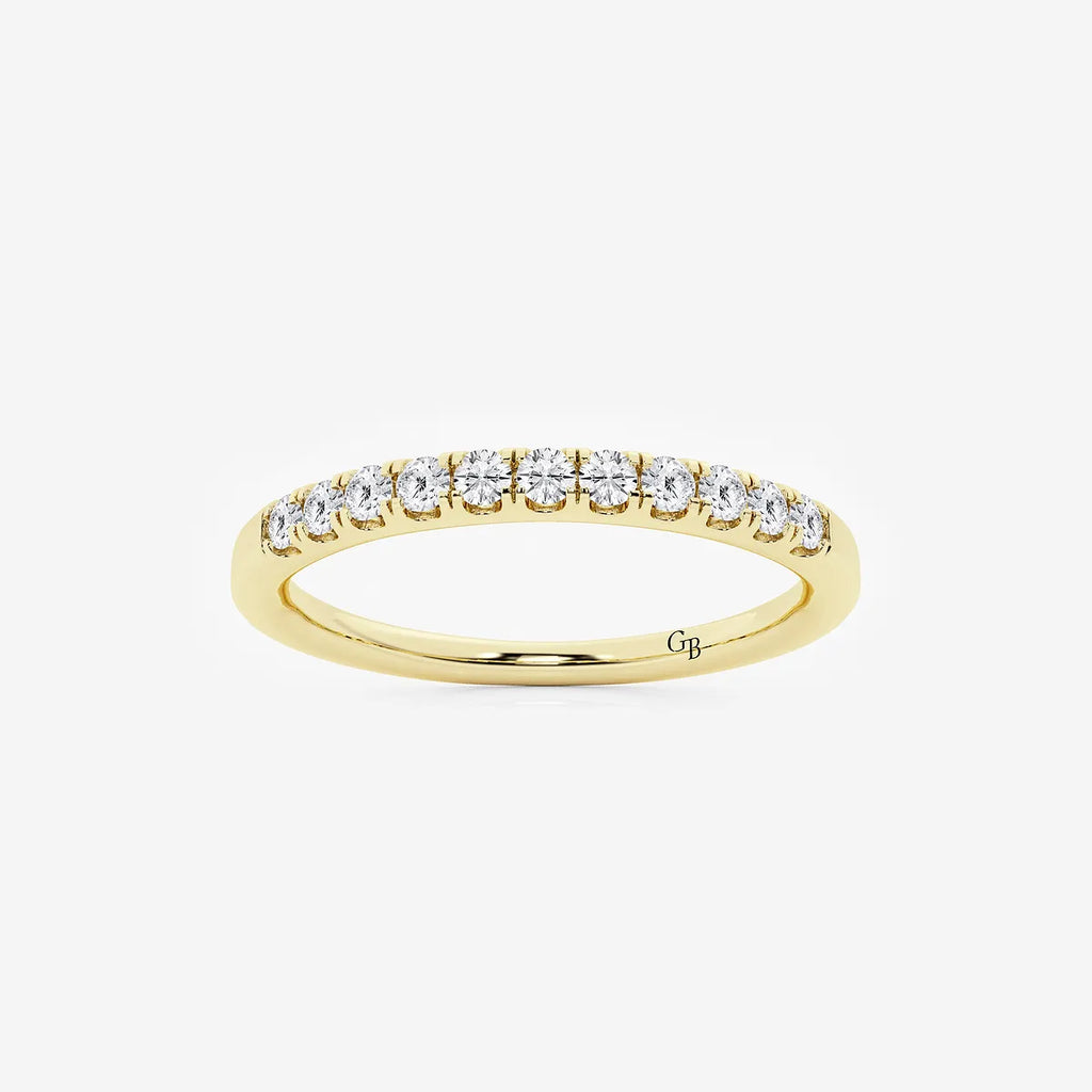 GWA027 - product video for 1/4 ctw Round Lab Grown Diamond Eleven-Stone Wedding Band