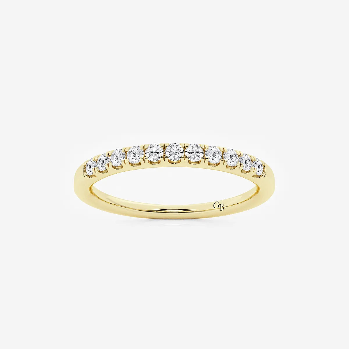 GWA027 - product video for 1/4 ctw Round Lab Grown Diamond Eleven-Stone Wedding Band