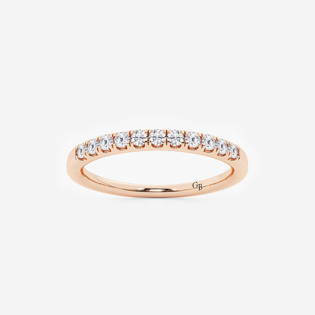GWA027 - 1/4 ctw Round Lab Grown Diamond Eleven-Stone Wedding Band