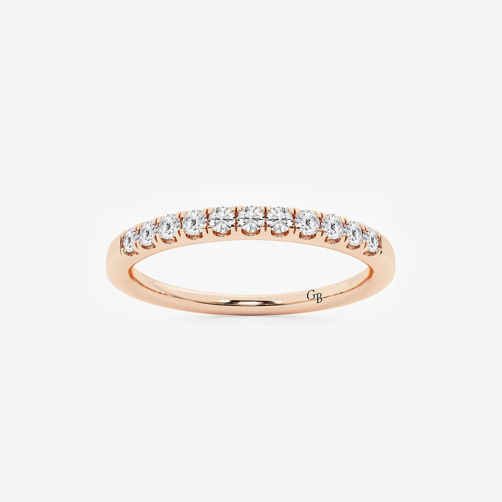 GWA027 - product video for 1/4 ctw Round Lab Grown Diamond Eleven-Stone Wedding Band