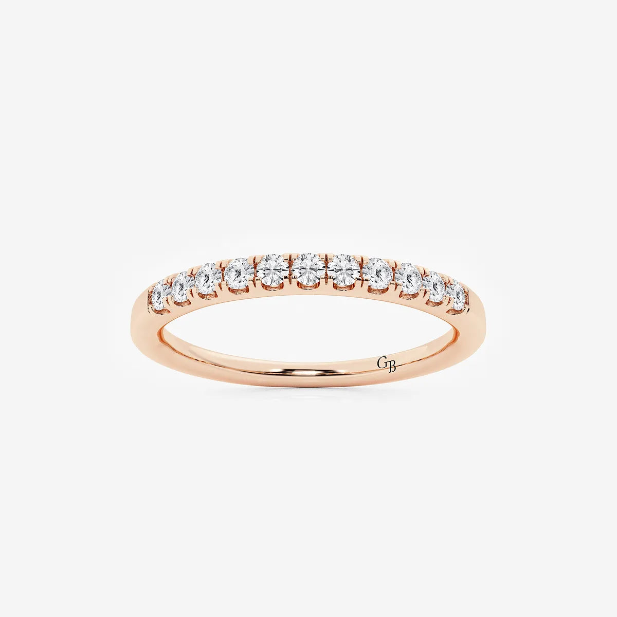 GWA027 - product video for 1/4 ctw Round Lab Grown Diamond Eleven-Stone Wedding Band