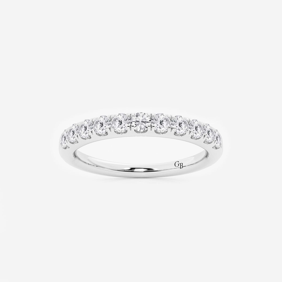 GWA027 - 1/2 ctw Round Lab Grown Diamond Eleven-Stone Wedding Band
