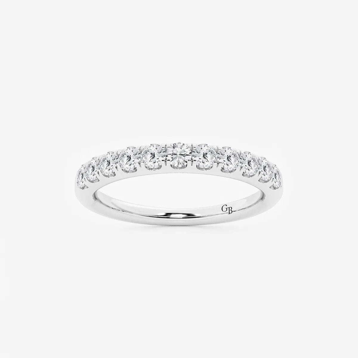 GWA027 - product video for 1/2 ctw Round Lab Grown Diamond Eleven-Stone Wedding Band