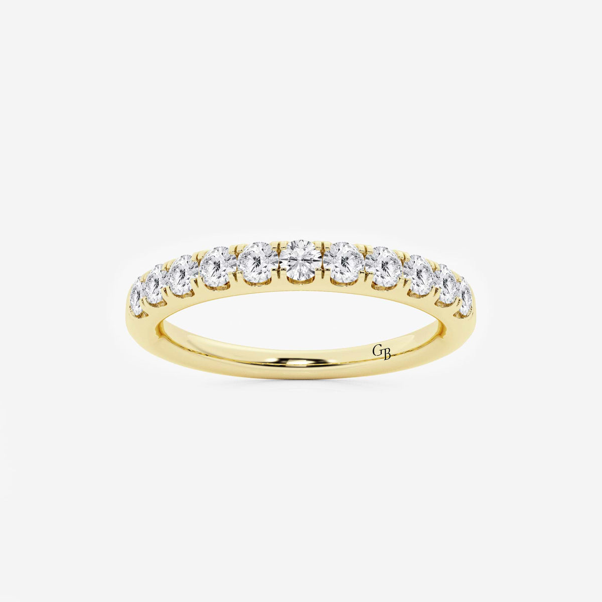 GWA027 - 1/2 ctw Round Lab Grown Diamond Eleven-Stone Wedding Band