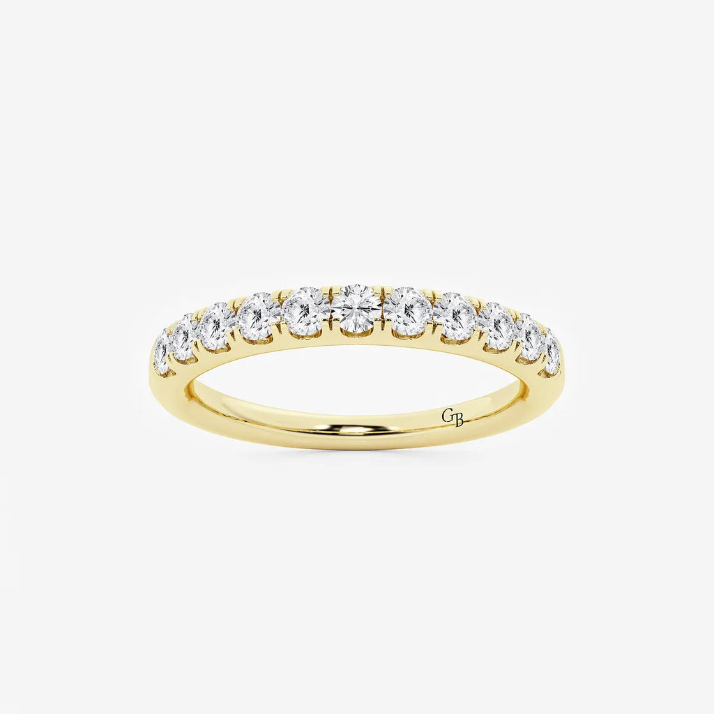 GWA027 - product video for 1/2 ctw Round Lab Grown Diamond Eleven-Stone Wedding Band