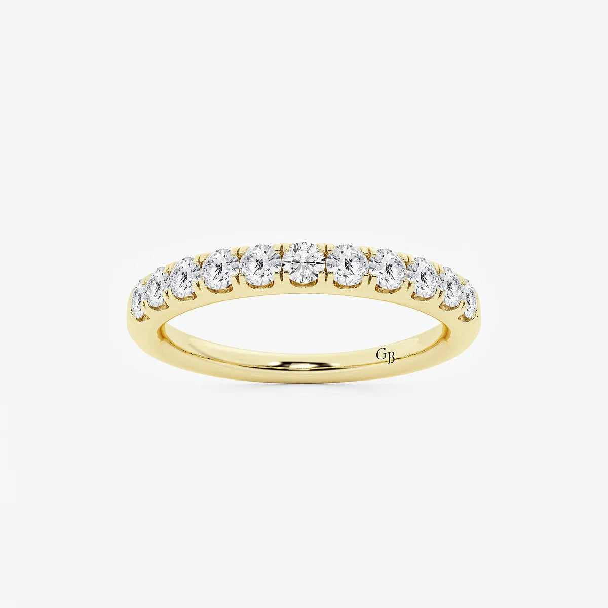 GWA027 - product video for 1/2 ctw Round Lab Grown Diamond Eleven-Stone Wedding Band
