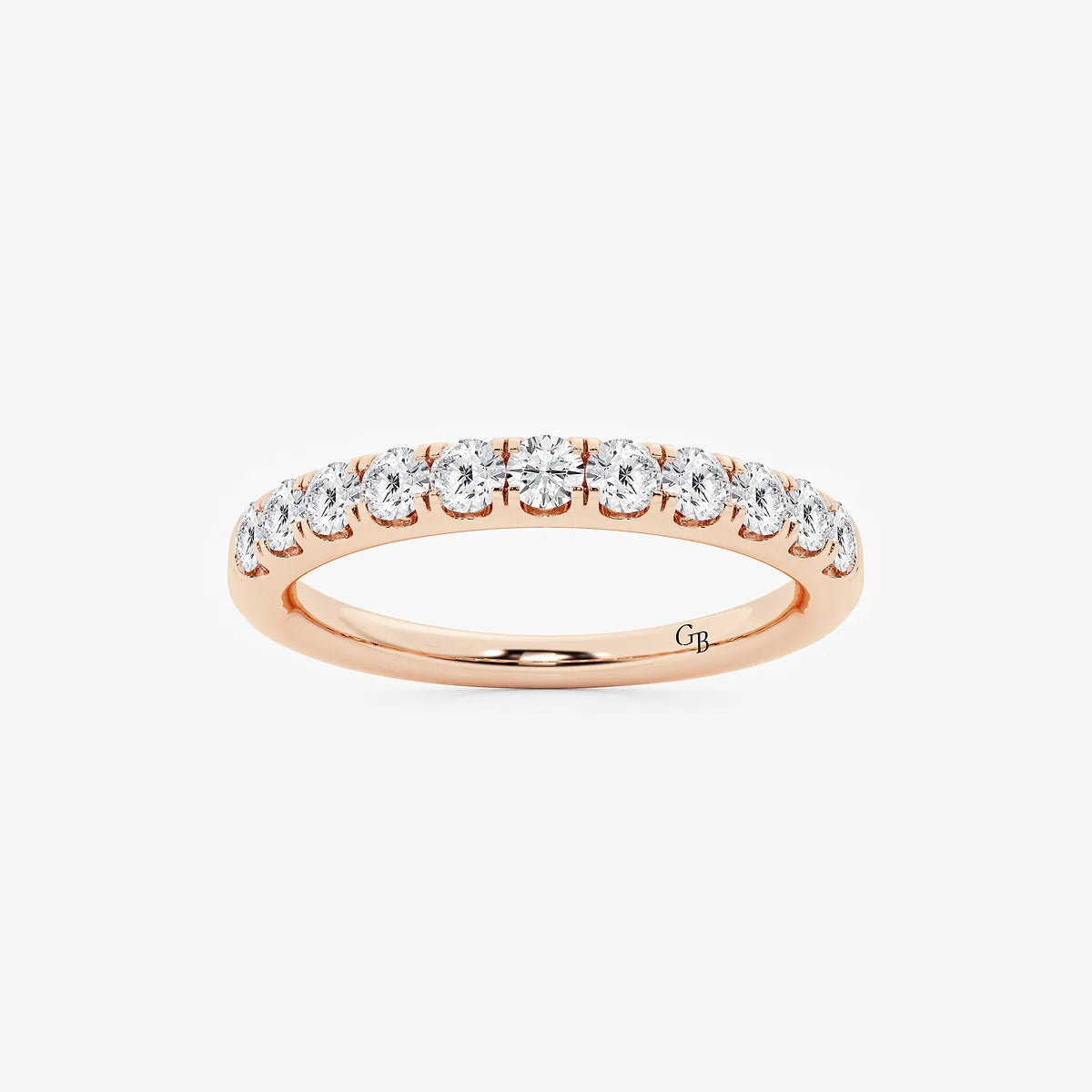 GWA027 - product video for 1/2 ctw Round Lab Grown Diamond Eleven-Stone Wedding Band