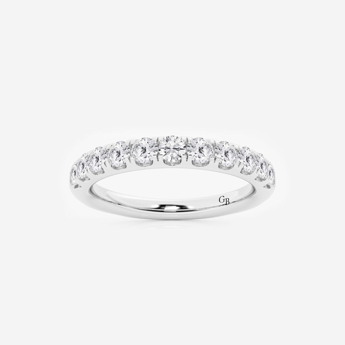 GWA027 - 3/4 ctw Round Lab Grown Diamond Eleven-Stone Wedding Band