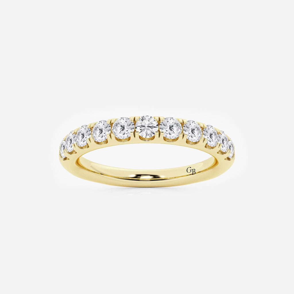 GWA027 - 3/4 ctw Round Lab Grown Diamond Eleven-Stone Wedding Band