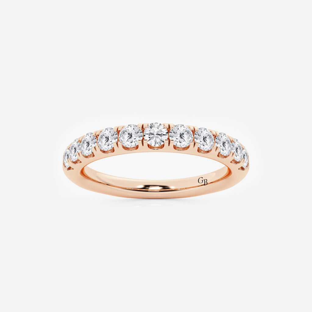 GWA027 - 3/4 ctw Round Lab Grown Diamond Eleven-Stone Wedding Band