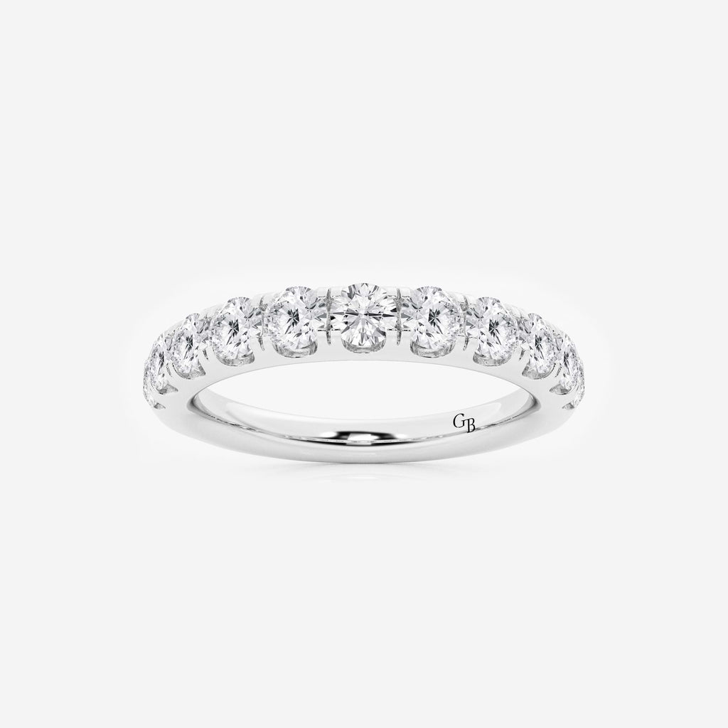GWA027 - 1 ctw Round Lab Grown Diamond Eleven-Stone Wedding Band