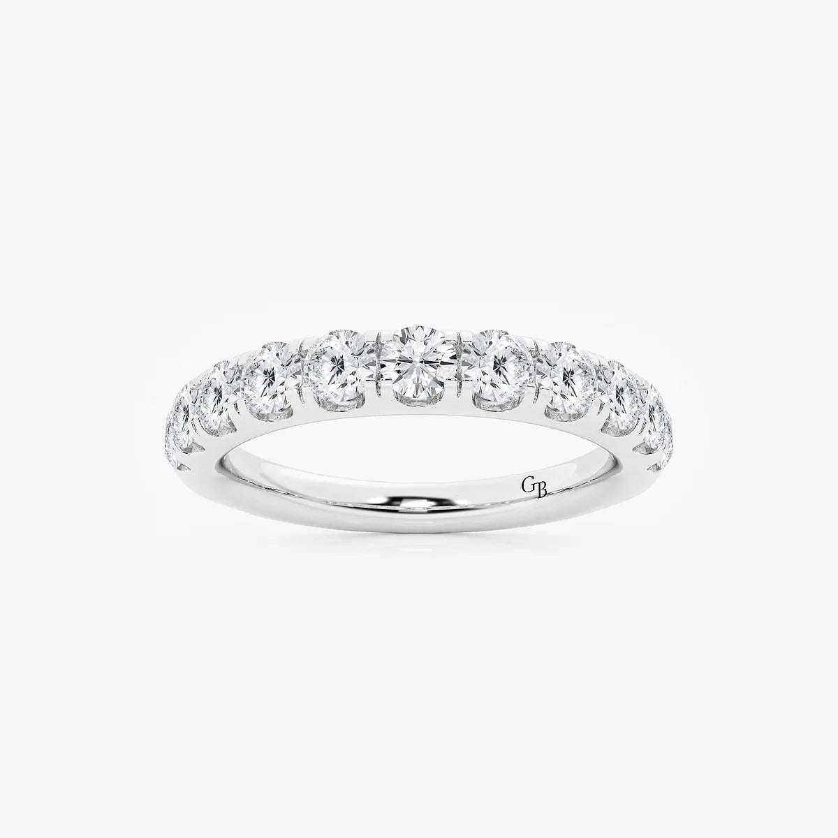 GWA027 - product video for 1 ctw Round Lab Grown Diamond Eleven-Stone Wedding Band