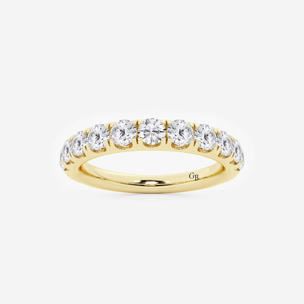GWA027 - 1 ctw Round Lab Grown Diamond Eleven-Stone Wedding Band