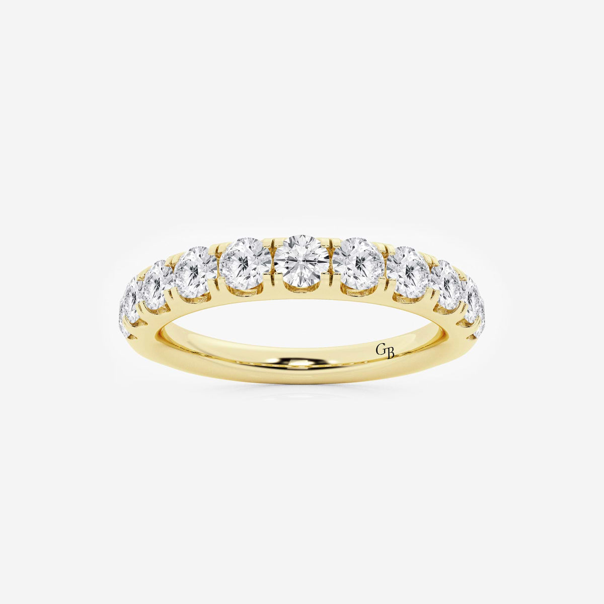 GWA027 - 1 ctw Round Lab Grown Diamond Eleven-Stone Wedding Band