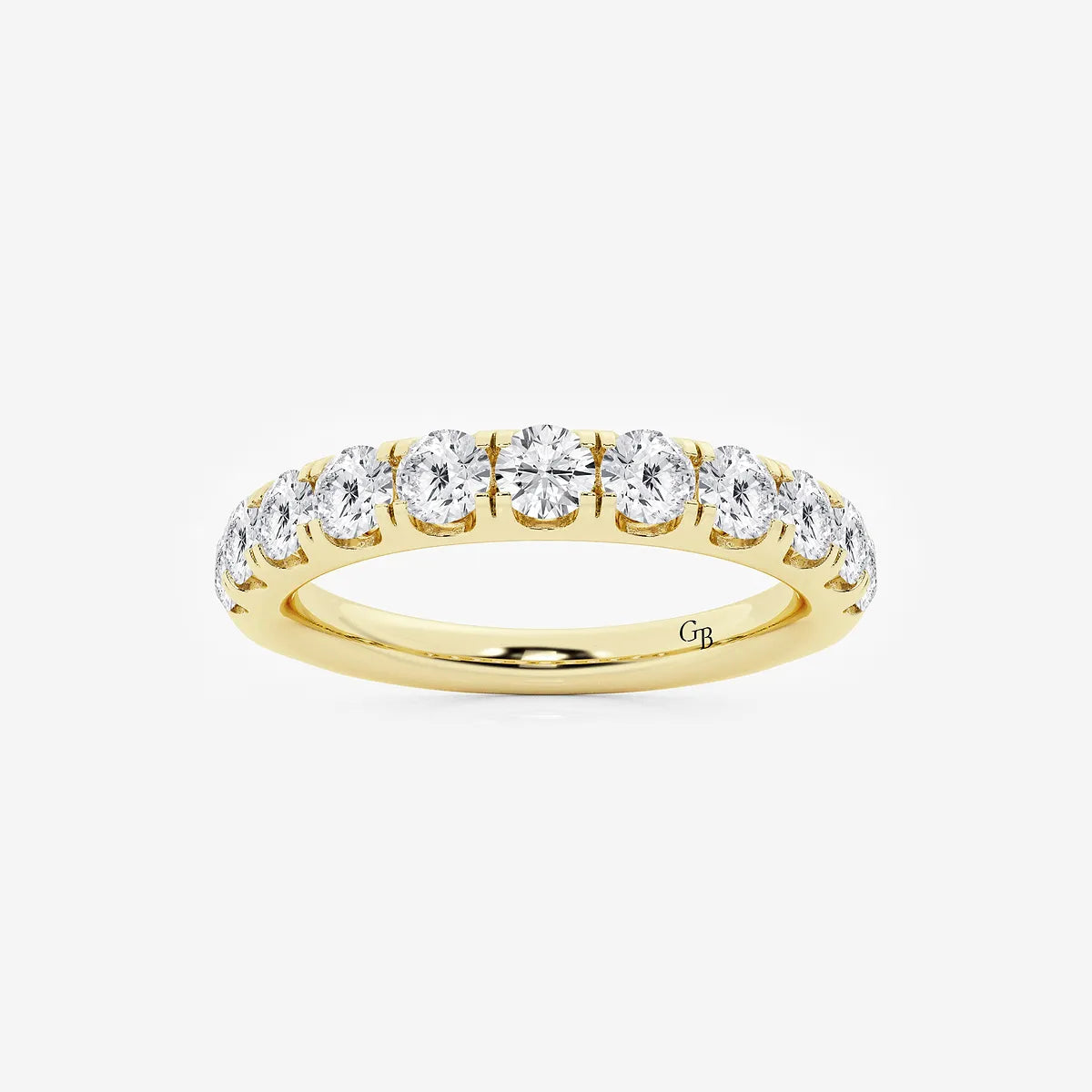 GWA027 - product video for 1 ctw Round Lab Grown Diamond Eleven-Stone Wedding Band
