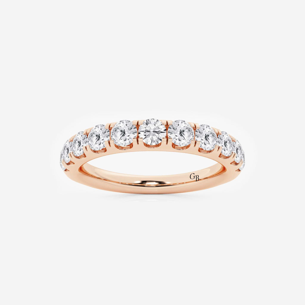 GWA027 - 1 ctw Round Lab Grown Diamond Eleven-Stone Wedding Band
