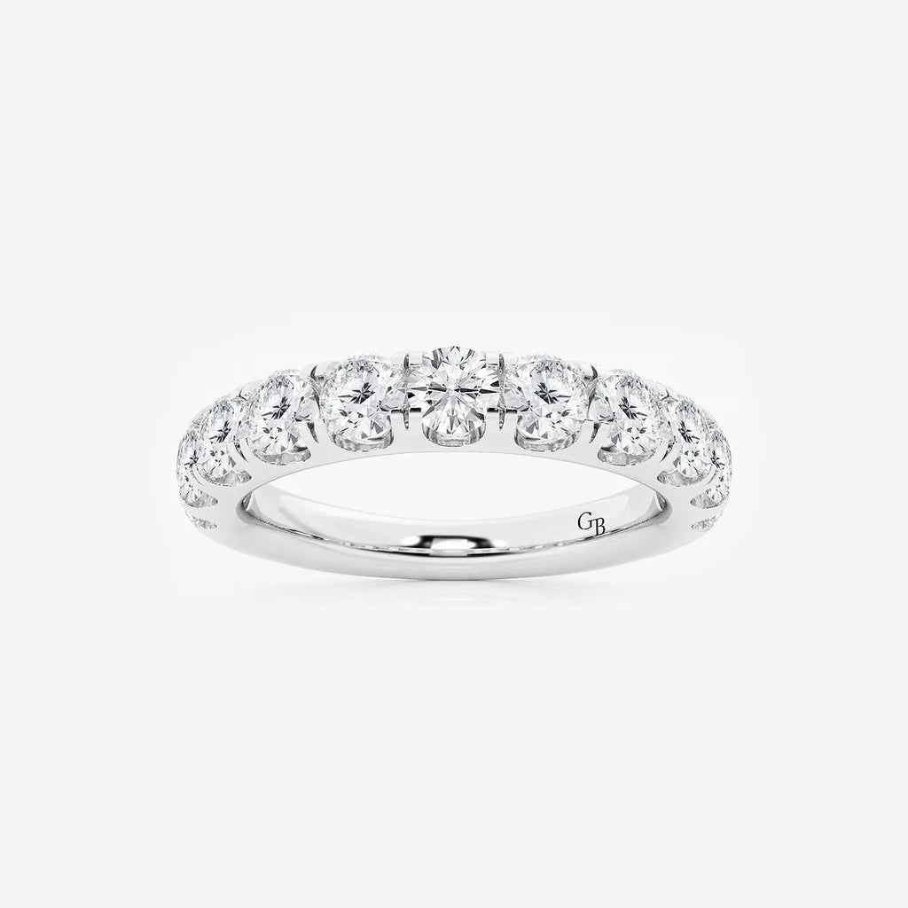 GWA027 - product video for 1 1/2 ctw Round Lab Grown Diamond Eleven-Stone Wedding Band