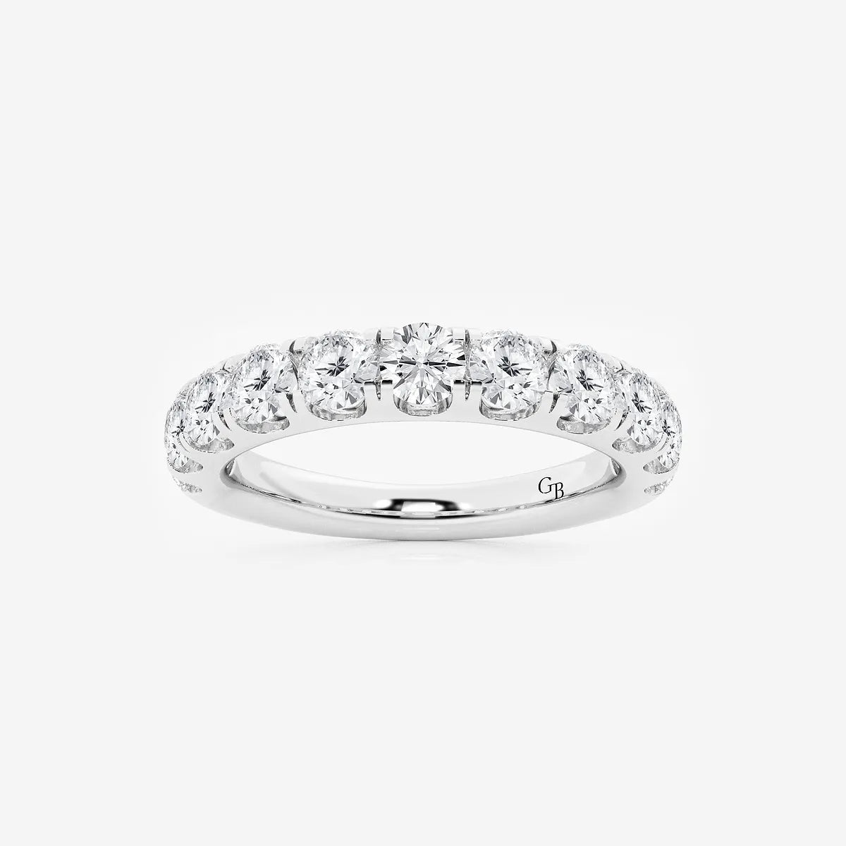GWA027 - product video for 1 1/2 ctw Round Lab Grown Diamond Eleven-Stone Wedding Band