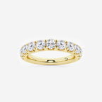 GWA027 - 1 1/2 ctw Round Lab Grown Diamond Eleven-Stone Wedding Band