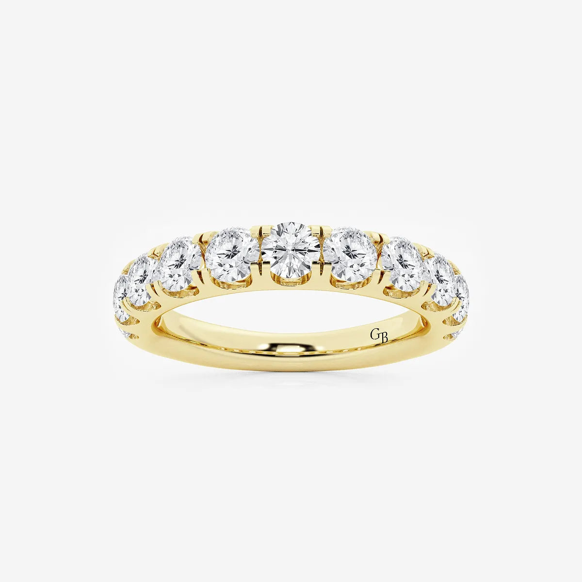 GWA027 - product video for 1 1/2 ctw Round Lab Grown Diamond Eleven-Stone Wedding Band