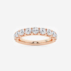 GWA027 - 1 1/2 ctw Round Lab Grown Diamond Eleven-Stone Wedding Band