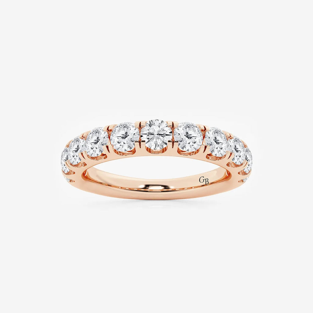 GWA027 - product video for 1 1/2 ctw Round Lab Grown Diamond Eleven-Stone Wedding Band
