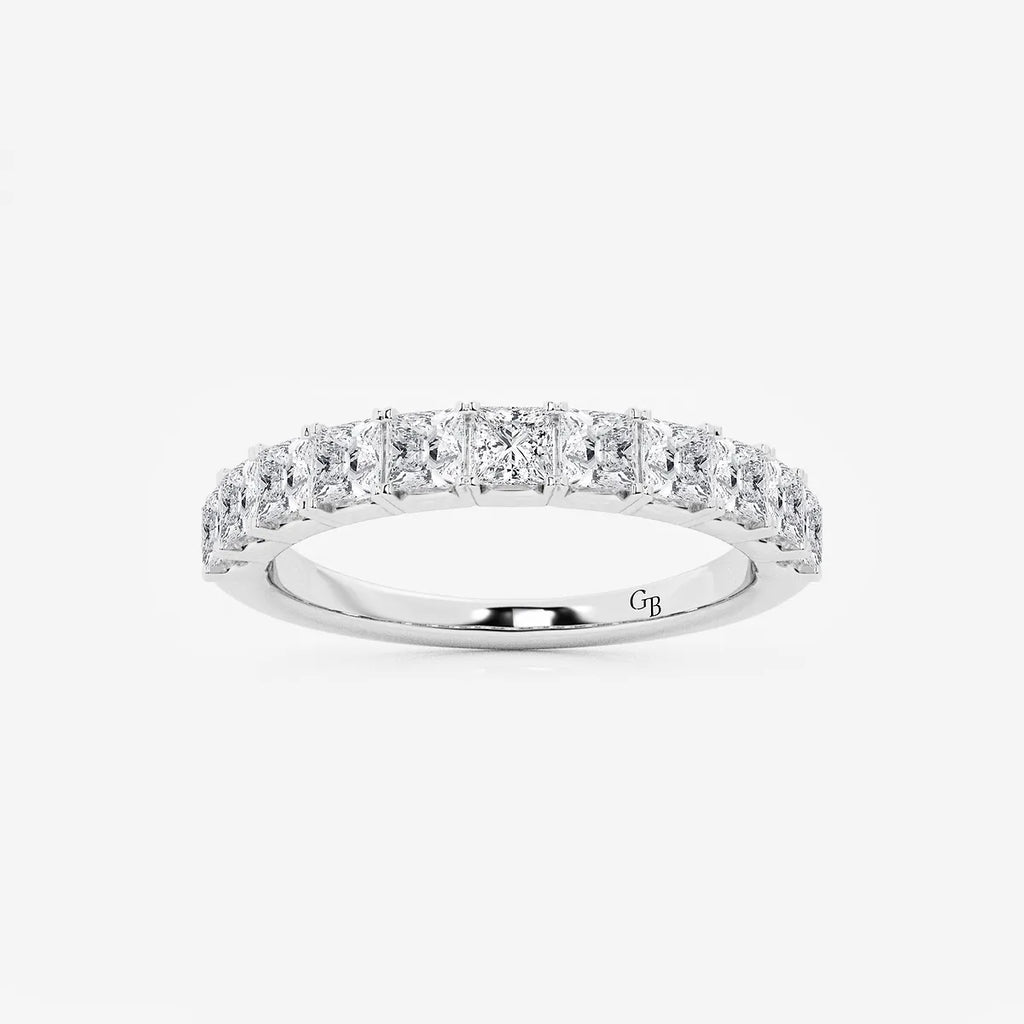 GWA028 - product video for 1 ctw Princess Lab Grown Diamond Wedding Band